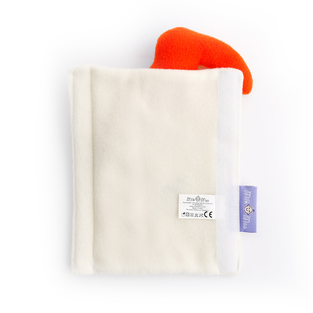 Milk&Moo Flying Toucan Gurtpolster für Kindersitz, aus weichem Polyester Samt, in buntem Design, ideal für Kinder von 0 Monaten an.